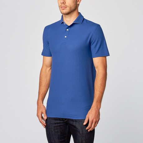 Solomeo Slim Fit Polo // Royal Blue (XS)