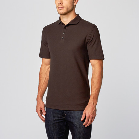 Rosewood Sport Fit Polo // Black (XS)