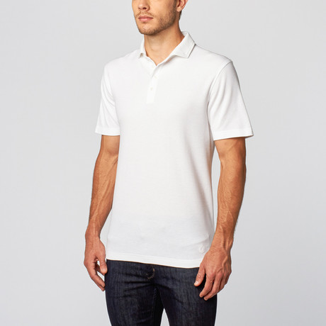 Rosewood Sport Fit Polo // White (XS)