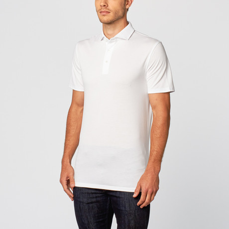 Cypress Slim Fit Polo // White (XS)