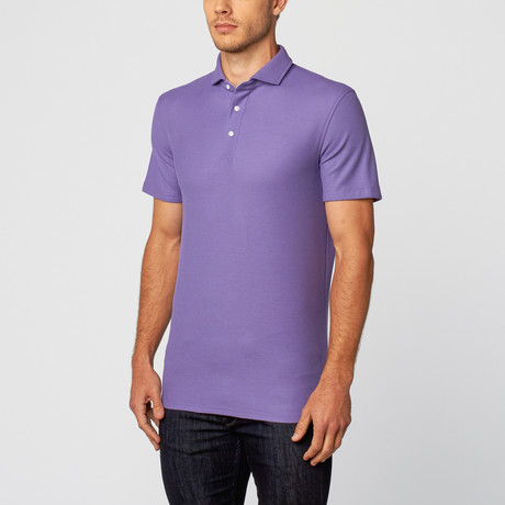 Seaside Slim Fit Polo // Purple (XS)