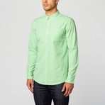 Riddle Button-Up Shirt // Lime (S)