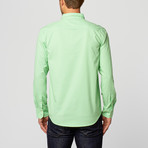 Riddle Button-Up Shirt // Lime (S)