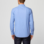 Riddle Button-Up Shirt // Light Blue (S)