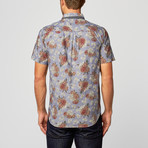 Strut Floral Print Shirt // Blue (M)