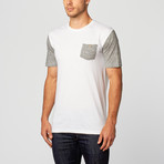 Saratoga Crew Neck Pocket Tee // Heather Gray (M)