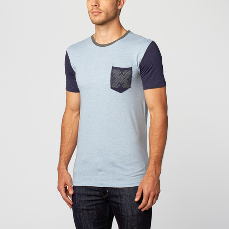 Sly Crew Neck Tee // Heather Blue (S)