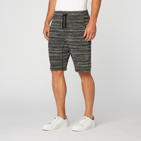 Iron French Terry Jogger Short // Blue (S)