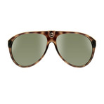 Dsquared2 Aviator // Tortoise + Gold Accent