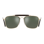 Dsquared2 Aviator // Gold + Tortoise Accent