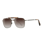 Dsquared2 Aviator // Gray + Tortoise Accent