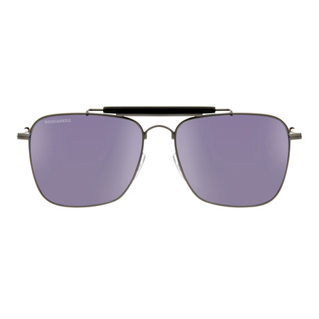 Dsquared2 Aviator // Gray + Black Accent