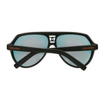 Dsquared2 Aviator // Black + Orange Mirrored Lenses