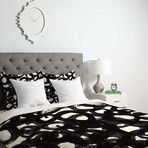 Black Circles // Duvet Cover (Twin)
