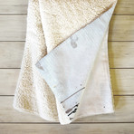 Check Mates // Fleece Throw Blanket (Medium)