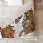 Deer // Fleece Throw Blanket (Medium)