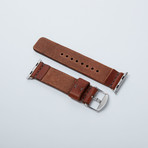 Apple Watch Strap // Dark Brown (Black Hardware)