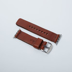 Apple Watch Strap // Dark Brown (Black Hardware)