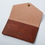 Traveler's Passport Wallet (Dark Brown)