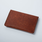 Traveler's Passport Wallet (Dark Brown)
