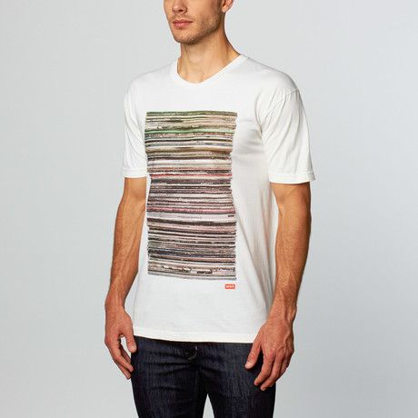 MNKR // Records T-Shirt // Dirty White (S)