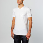 MNKR // Life Story Pocket T-Shirt // White (XL)