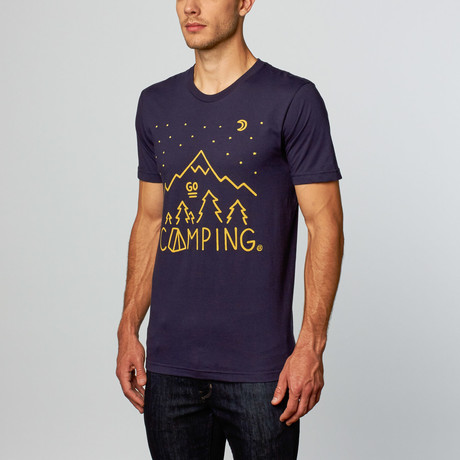 MNKR // Go Camping T-Shirt // Navy (S)