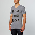 MNKR // Be The Change T-Shirt // Athletic Grey (S)