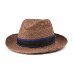 Kiho Fedora // Sepia Stripe (M)