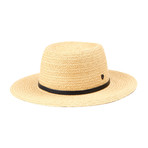 Jamar Fedora // Natural + Navy (M)