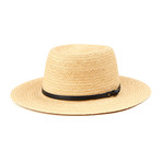 Jamar Fedora // Natural + Navy (M)