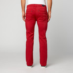 Straight Leg Jean // Red (31WX32L)