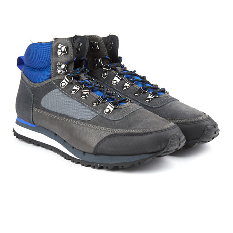 Bagel Sneaker // Dark Grey + Blue (Euro: 40)