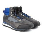 Bagel Sneaker // Dark Grey + Blue (Euro: 43)