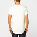 Suede Long Tee // White (S)