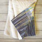 Urban Stripes // Fleece Throw Blanket (Medium)