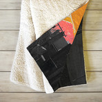 Water Tower // Fleece Throw Blanket (Medium)