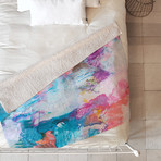 I Think I Spilled Something // Fleece Throw Blanket (Medium)