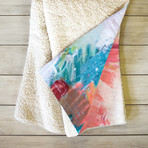 I Think I Spilled Something // Fleece Throw Blanket (Medium)