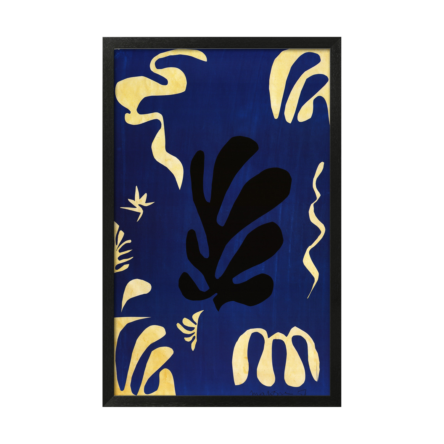 Henri Matisse // Composition Fond Bleu - Henri Matisse - Touch of Modern