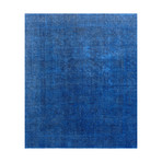 Vintage Overdye Wool Rug // Blue (9'6"L x 6'4"W)
