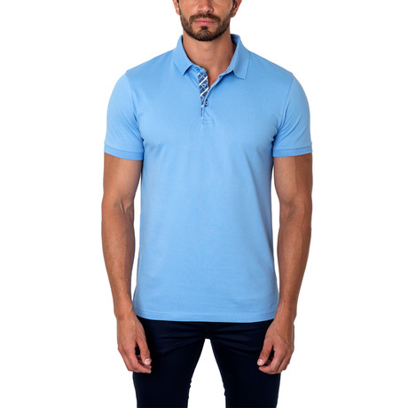 Jared Lang // Classic Short-Sleeve Polo // Ocean (M)