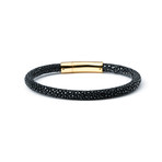 Black Stingray + Gold Clasp (Small)