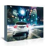 White Mercedes 2 (20"W x 16"H x 1.5"D)