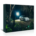 Car // White (20"W x 16"H x 1.5"D)