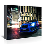 Blue Car (20"W x 16"H x 1.5"D)