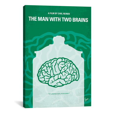 The Man With Two Brains (18"W x 26"H x 0.75"D)