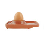 Terracotta Egg Cup // Clear Glazed Interior