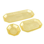 Octagon Tray Set // Gold