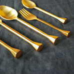 Cutlery Set // Gold